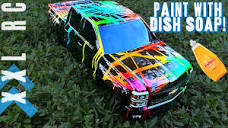 Paint with DISH SOAP!? | Unique Neon Calico Paint Job on an RC Car ...
