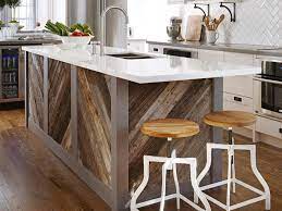 Now choose an island top finalize your kitchen island with one of our beautiful tops. Reclaimed Wood Kitchen Island Hgtv