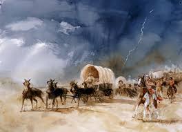 Warren Wagon Train Train Art Western Art Wagon