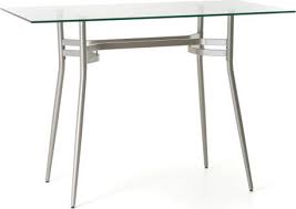 Amisco Anais Rectangular Or Square Glass Top Counter Height Table High Top Tables Pub Style Dining Sets Pub Table