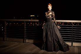 Queen Of The Night Elegant Black Wedding Dresses Black Wedding Gown Bridal Style Photog Black White Wedding Dress Black Wedding Dresses Black Wedding Gowns