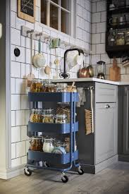 Storage On Wheels Ikea Kitchen Storage Ikea Kitchen Kitchen Utensil Storage