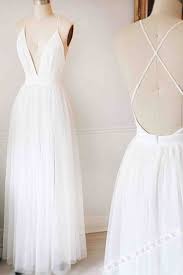 Helen Gelinlik Modelleri In 2020 Backless Prom Dresses White Prom Dress V Neck Wedding Dress