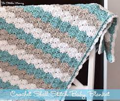 Shell Stitch Baby Blanket Free Pattern Baby Blanket Crochet Pattern Crochet Shell Stitch Baby Afghan Crochet Patterns
