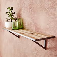 Etagere Murale En Bois Et Metal L70cm Fir Etageres Murales Alinea Etagere Murale Bois Parement Mural Etageres Murales