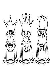 Dibujos Animados Para Colorear De Los Reyes Magos