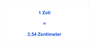 1 Zoll in cm | 1 Inch in cm Umrechnen | 1″ in cm