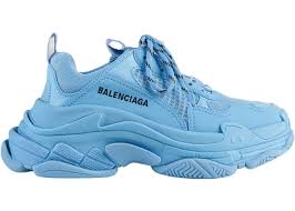 Balenciaga Triple S Light Blue W Light Blue Shoes Balenciaga Blue Shoes