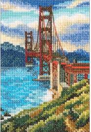 X you have added fly twa san francisco cross stitch pattern to your shopping cart! Rto Golden Gate Bridge Counted Cross Stitch Kit C302 123stitch