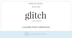 Word Of The Day Glitch Word Of The Day Unusual Words Words