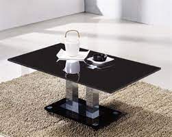 Rapid coffee table black glass chrome frame 600 x 600mm. Large Black Rectangular Glass Coffee Table Homegenies