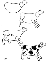 How To Draw Farm Animals Animal Drawings Cute Animal Tattoos Easy Animal Drawings