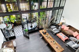 This renovated 1961 apartment brilliantly combines a retro 50s look with an industrial style in a project. A Plant Lover S Industrial Penthouse Loft In Manhattan The Nordroom