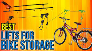 50lb.2 steel brackets with pulley and 2 steel hooks with pulleys. 6 Best Lifts For Bike Storage 2017 Youtube