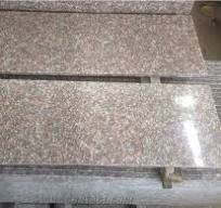 Cherry Pink ,Natural Polished and honed G687 Granite Tiles ,Stairs,Steps  ,Risers,Cut-to-size ,China Cheapest Peach Red Granite stone for floor ...