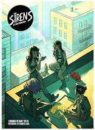 Comic Limited Ed Back Patch Poster From The Sirens Of San Francisco Character Art Art Cute Art