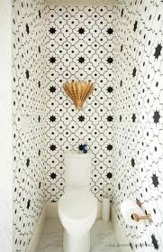 Black And White Powder Room Wallpaper 30 Trendy Bath Room Wallpaper Black And White Powder Rooms Powder Room Small Room Wallpaper Powder Room Wallpaper