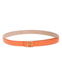 Fendi Belt In Orange Lyst