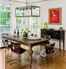 They fit perfectly w the venue and i've enjoyed sharing our story about them with many. Cowboy Chic With Cowhide Dining Chairs Www Nicespace Me