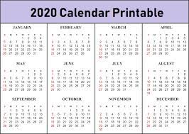 This yearly calendar is available in a horizontal layout. Free 2020 Printable Calendar Create Editable Yearly Template Here Calendar End 2020 Calendar Printable