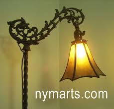 Our range included new tulip glass shades, antique tulip glass shades and handmade tulip glass 105mm opal dome light shade with 57mm fitter neckthis shade is ideal for a table lamp or hung. Antique Bridge Lamp Shade Replacement Long Tulip Fitter Mica Shade In 2020 Lamp Lamp Shade Floor Lamp