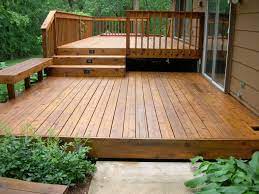 10 Design Ideas Determining Your Multi Level Decks Simple Deck Ideas2 Backyard Backyard Patio Designs Deck Designs Backyard