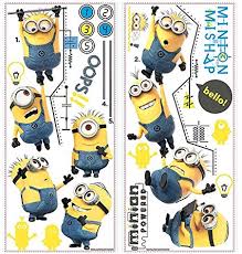 Roommates Rmk2107gc Despicable Me 2 Growth Chart Peel And Stick Wall Decals