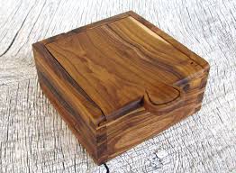 Red Bud Box Wood Jewelry Box Small Wooden Boxes Wooden Boxes