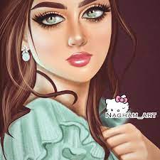 image may contain 1 person girly drawings cartoon girl images girly art