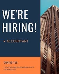 We Are Currently Hiring For The Post Of An Accountant Job Requirement Bsc Hnd Degree 2 3 Years Work Experience As Accounting Jobs Job Accounting Software
