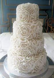 Wedding Ideas Blog Rosette Cake Wedding Floral Cake Romantic Wedding Cake