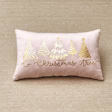 O Christmas Tree Decorative Accent Lumbar Pillow With Holiday Motif Walmart Com In 2020 Pink Christmas Decorations Christmas Decorations Bedroom Pillows