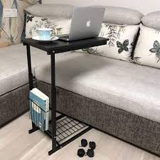 Lift top coffee table, yofe end table with hidden storage and open shelf, modern coffee table, rectangle tea table for living room, wood coffee table furniture, 43.3l x 18w x 18.5h, walnut, y3011. Micoe Sofa Side Table With Wheels Couch Table That Slide Under With Storage Shelves C Style Height Adjustable For Home Room Office Black Buy Online In Bahamas At Bahamas Desertcart Com Productid 46020736