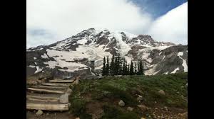 Towering above the surrounding landscape at 14,411 feet, mount rainier is the tallest mountain in washington. Mt Rainier Np Paradise To Panorama Point Hike Via Skyline Trail Youtube