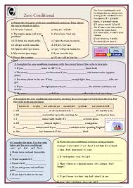 Complete the third conditional sentences. Doc Zero Conditional Exercises Grammar Drills Grammar Guides Tests Facundo Panayotti Academia Edu