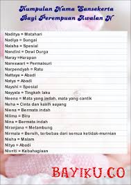 Jadi tunggu apalagi, yuk lihat daftar namanya dalam 170 nama. Rangkaian Nama Bayi Perempuan Jawa Keraton Nama Bayi Jawa Ningrat