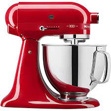 Remove the bowl from your freezer and put this and the paddle (supplied with this attachment), on. Amazon Com Kitchenaid Ksm180qhsd 100 Year Limited Edition Queen Of Hearts Stand Mixer Passion Red Kitchen Dining