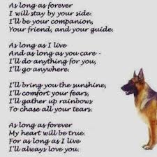Beautiful Poem Dog Poems Dog Lover Quotes German Shepherd