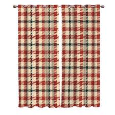 Header & size are easily customized. Plaid English Red Dark Grey Window Curtains Curtains For Living Room Decorative Items Living Room Curtains Aliexpress