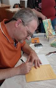 Pictures are from August 16th book signing at Cedar Bluffs Senior Center  honoring Thomas "Darren" Siebels author of Slowly but Surely Sammy's First  Day at Wildwood School! I personally would like to