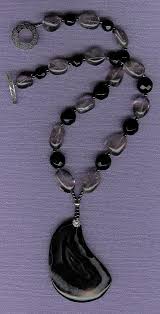 Kidney Stone Banded Agate Black Agate Amethyst By Chicstatements 85 00 Black Agate Banded Agate Necklace