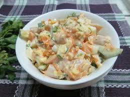 рецепт салата с копченой курицей и морковью по корейски Salat Iz Kopchenoj Kuricy S Marinovannoj Morkovyu Recept Nacionalnaya Eda Domashnij Recept Recepty Salatov