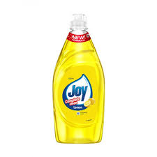 Your dish soap doesn't naturally smell like apples or lemons: Joy Complete Clean Dishwashing Liquid Lemon