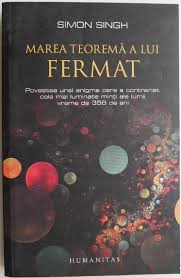 Marea Teorema A Lui Fermat Simon Singh Casa Literelor