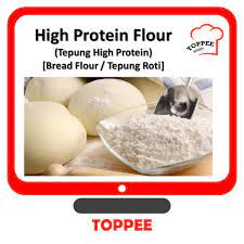 Mer tepung terigu tinggi protein juga bagus untuk membuat roti, donat, burger dan martabak telur. Pls Read T C Before Place Order High Protein Flour 1kg Tepung Roti High Protein Bread Flour Unbleached Shopee Malaysia