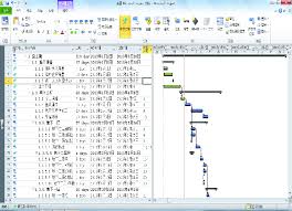 Gantt Chart Of Project Construction Progress Download