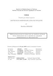 Vous cherchez un cdi cs communication & syst?mes ? Th Ese Docteur En Sciences De L Insa De Toulouse