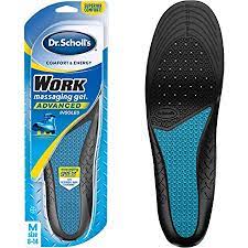 Scholl's gel activ insoles are ergonomically designed to help relieve foot fatigue and provide cushioning though out the day. Amazon Com Dr Scholl S Work Massaging Gel Advanced Insoles For Men Shoe Inserts Health Personal Care