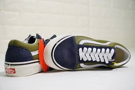 Vans Old Skool 36 Dx Anaheim Factory Olive Green Dark Blue Va38g2qwb Vans Old Skool Vans Vans Old Skool Sneaker