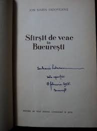 Sunt scene de lupta, de duplicitate si de strategie, conduse cu mâna. Sfarsit De Veac In Bucuresti Roman De Ion Marin Sadoveanu Bucuresti 1955